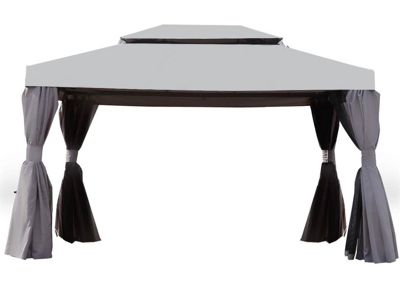 Replacement Canopy for B07RLKHU,  Grand Patio 10x13 Gazebo - RipLock 350 Gray