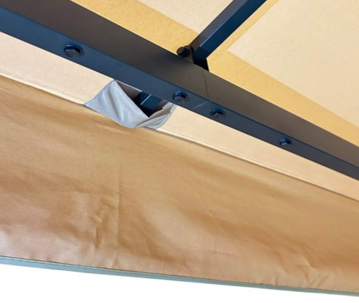 Replacement Canopy for Conley 10x10 Gazebo with Awning - RipLock 350