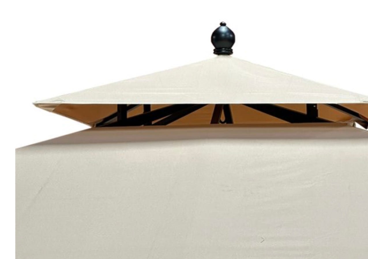 Replacement Canopy for Conley 10x10 Gazebo with Awning - RipLock 350