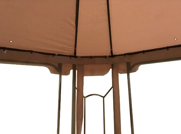 Replacement Canopy for The Cottleville Gazebo 10x10 - Riplock 350 - Beige