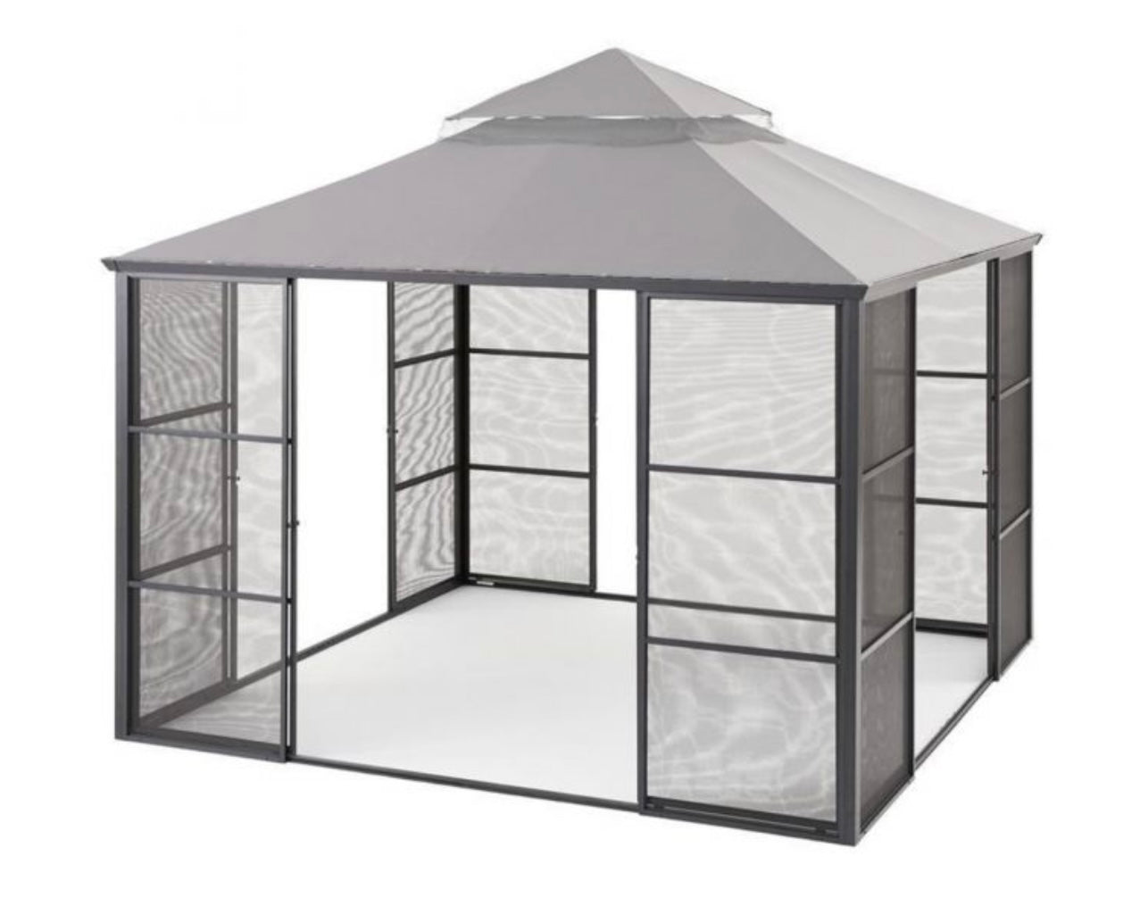 Replacement Canopy for Stratford Aluminum Gazebo - Riplock 350 - Slate Gray