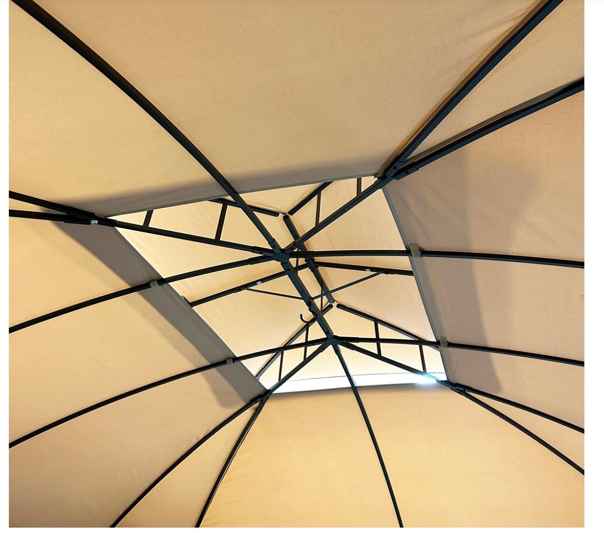 Replacement Canopy for Style Selections Gazebo - TPGAZ2236 RipLock 350 - Slate Gray