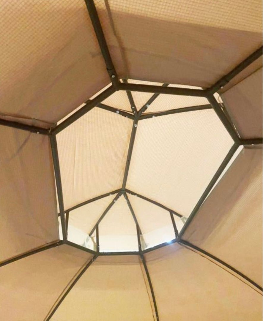 Replacement Canopy and Netting Set for Seagrove Gazebo - Riplock 350