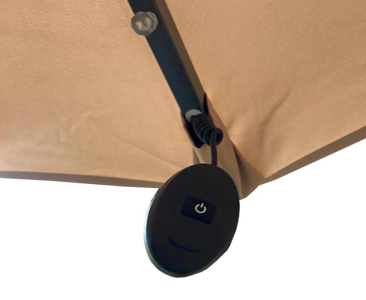 Replacement Canopy Top Cover Compatible with The Everhome 11 Ft Round Solar Umbrella 2021-2022 - Riplock 500