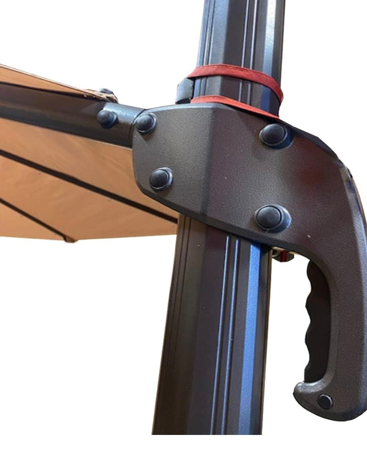 Replacement Canopy Top Cover Compatible with The Everhome 11 Ft Round Solar Umbrella 2021-2022 - Riplock 500