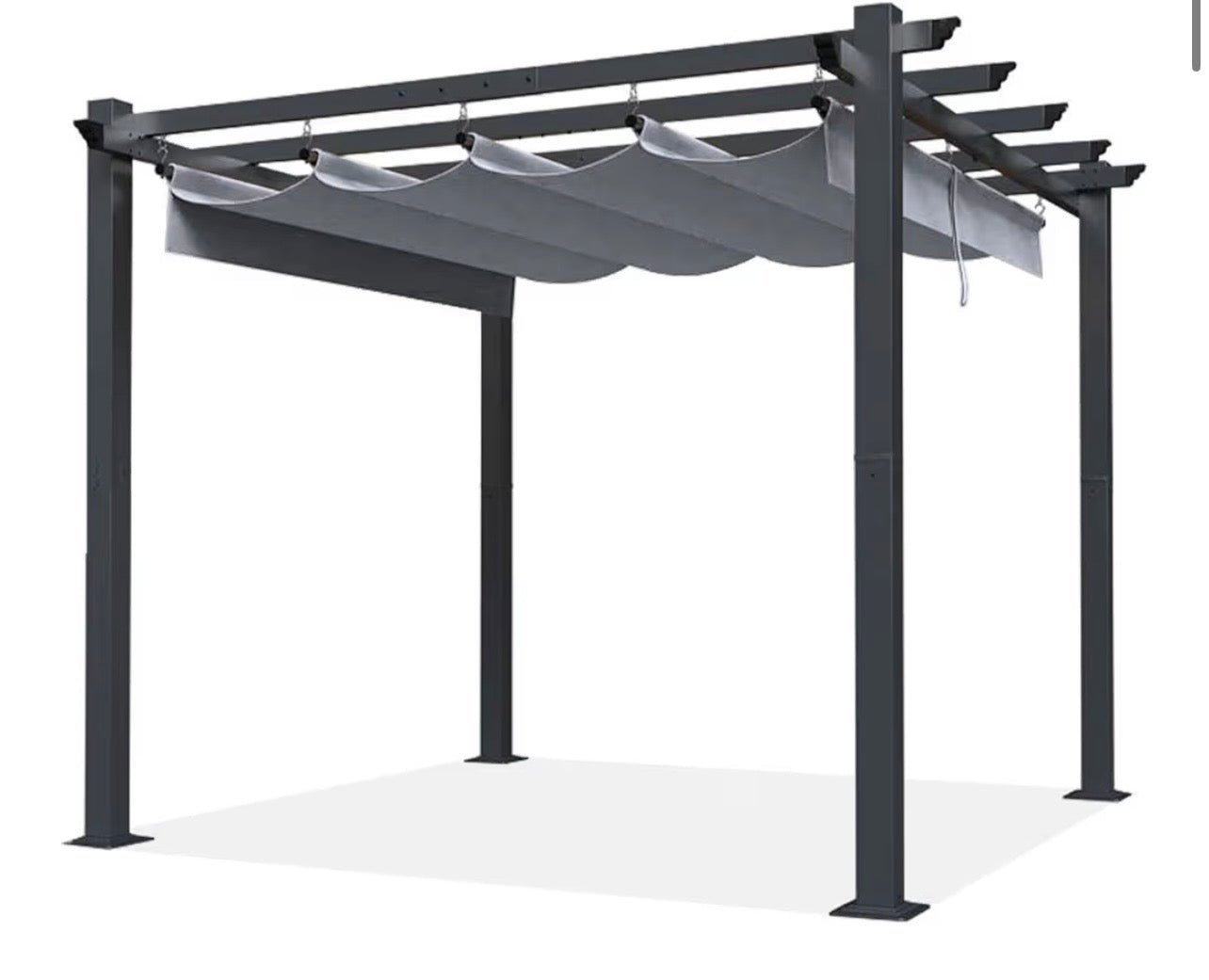 Replacement Canopy Top Cover for 8x10 Pergola - Riplock 500 Fabric Beige
