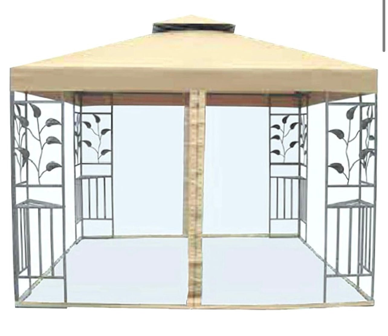 Replacement Canopy Top Cover for The Aldi Leaf Gazebo - Standard 350 Beige 10x10