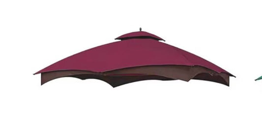 Replacement Heavy Duty Canopy and Vent Cover Set TPGAZ2203F Lowe's Allen & Roth 10' x 12' Gazebo Burgandy