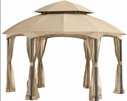 Replacement Mosquito Netting for The Dome Gazebo - Standard 350 - Beige