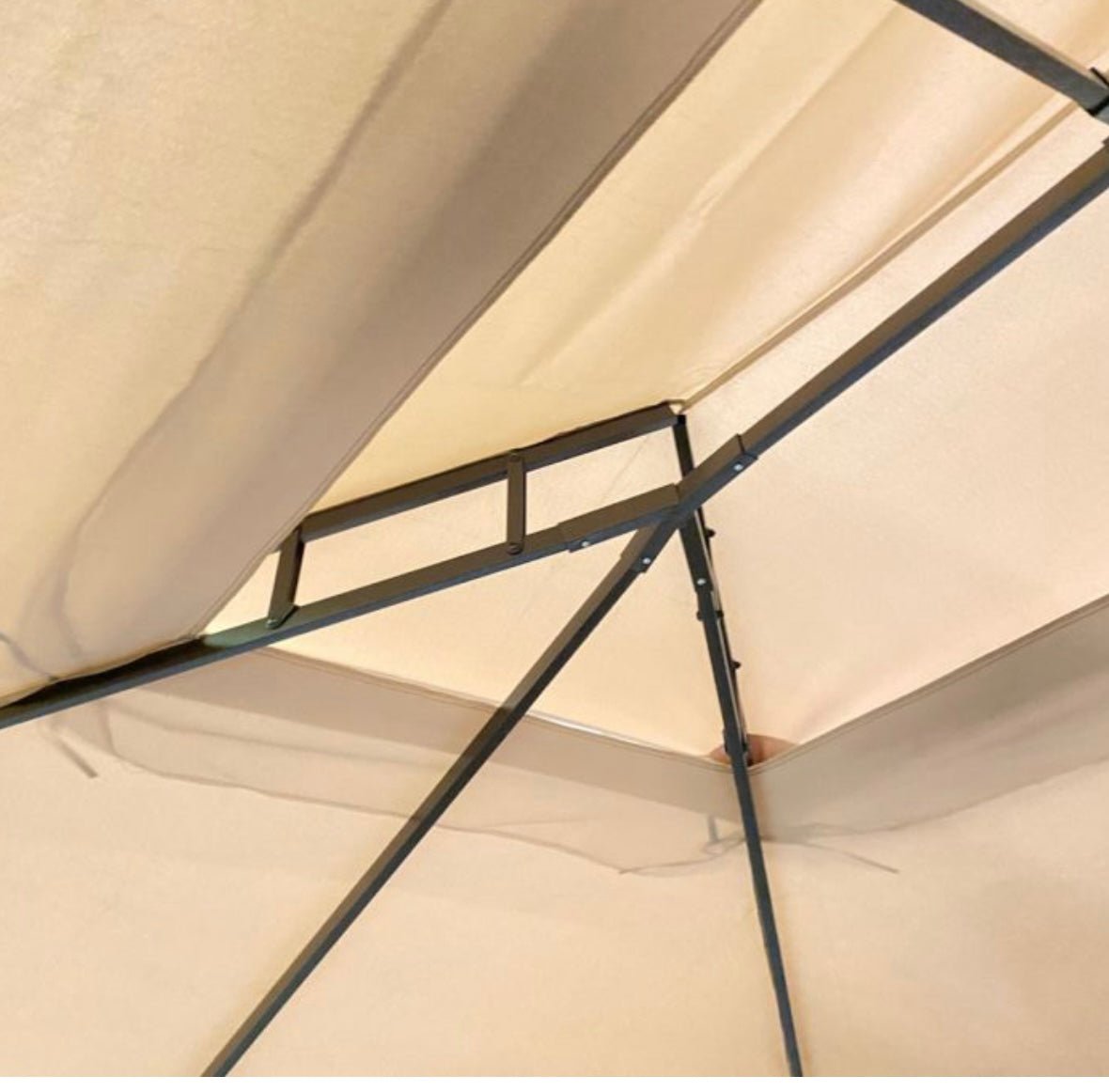 Replacement Canopy and Vent cover Set for 10x12 Gazebo - Riplock 350