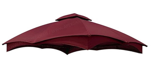 Replacement Premium Heavy Duty Canopy Top 0029893 Lowe's Allen & Roth 10' x 12' Gazebo Burgandy