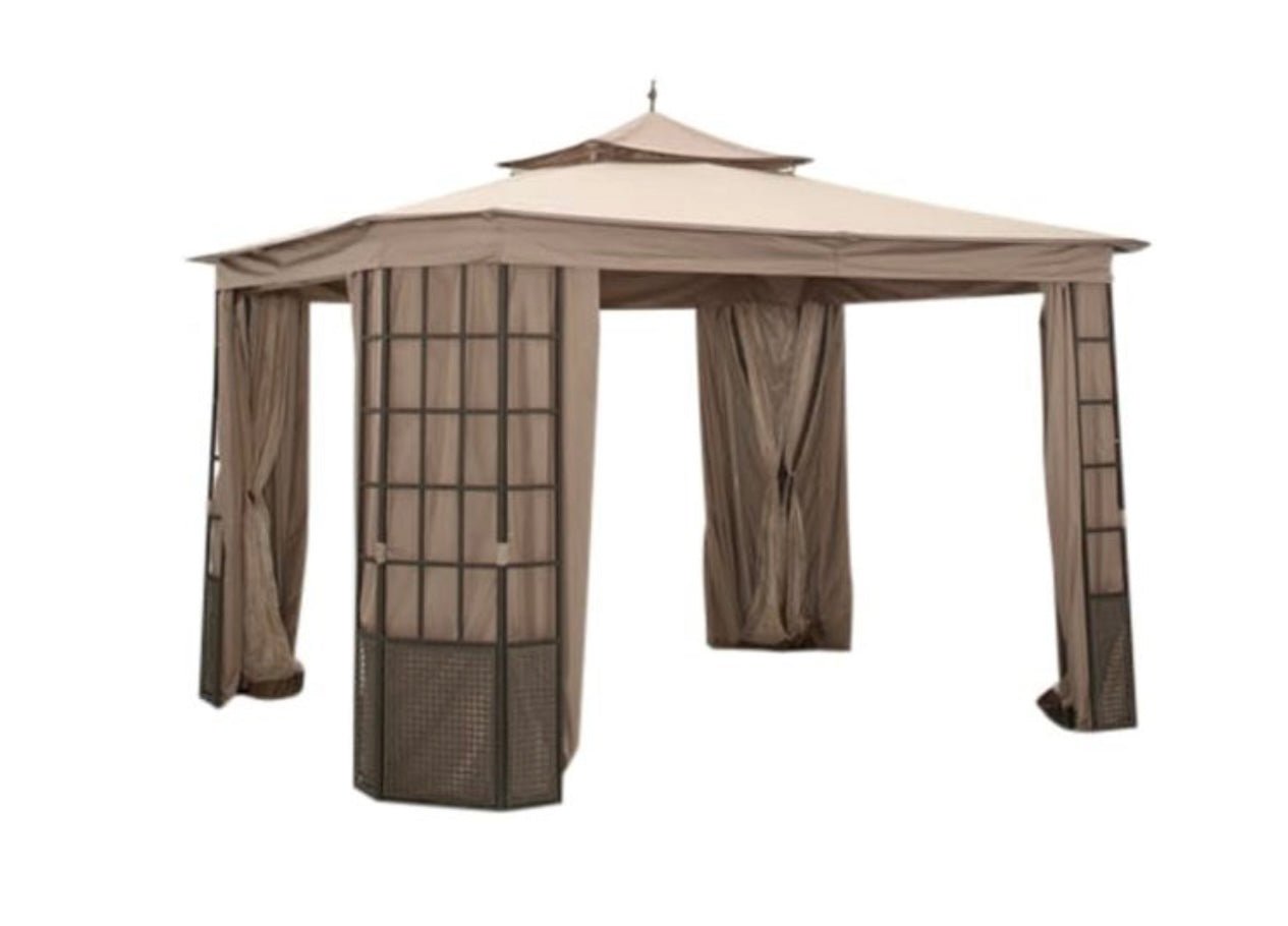 Replacement Privacy Curtain for Gazebo - Riplock 350 L-GZ1261PST