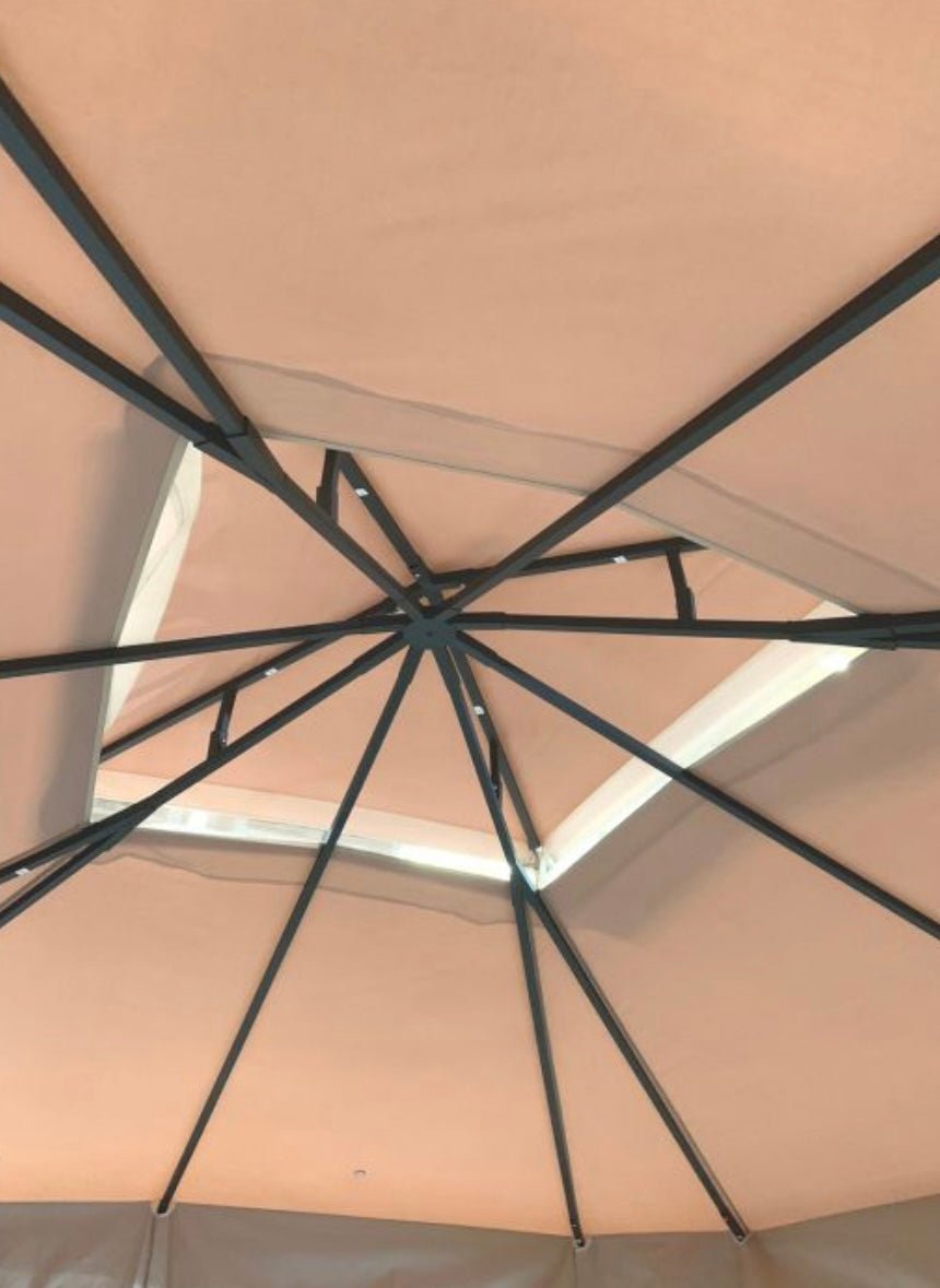 Replacement Privacy Curtain for Gazebo - Riplock 350 L-GZ1261PST