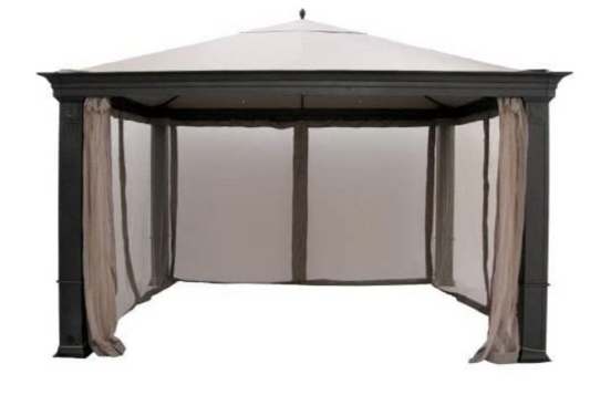 Montana (Series 0) Gazebo Replacement Privacy Curtain Set  - RipLock 350