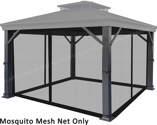 Universal 10x12  Mosquito Netting Screen Black