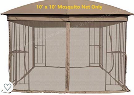 Universal 10x10 Mosquito Netting (Mosquito Net Only, Size: 10 ft x 10 ft)