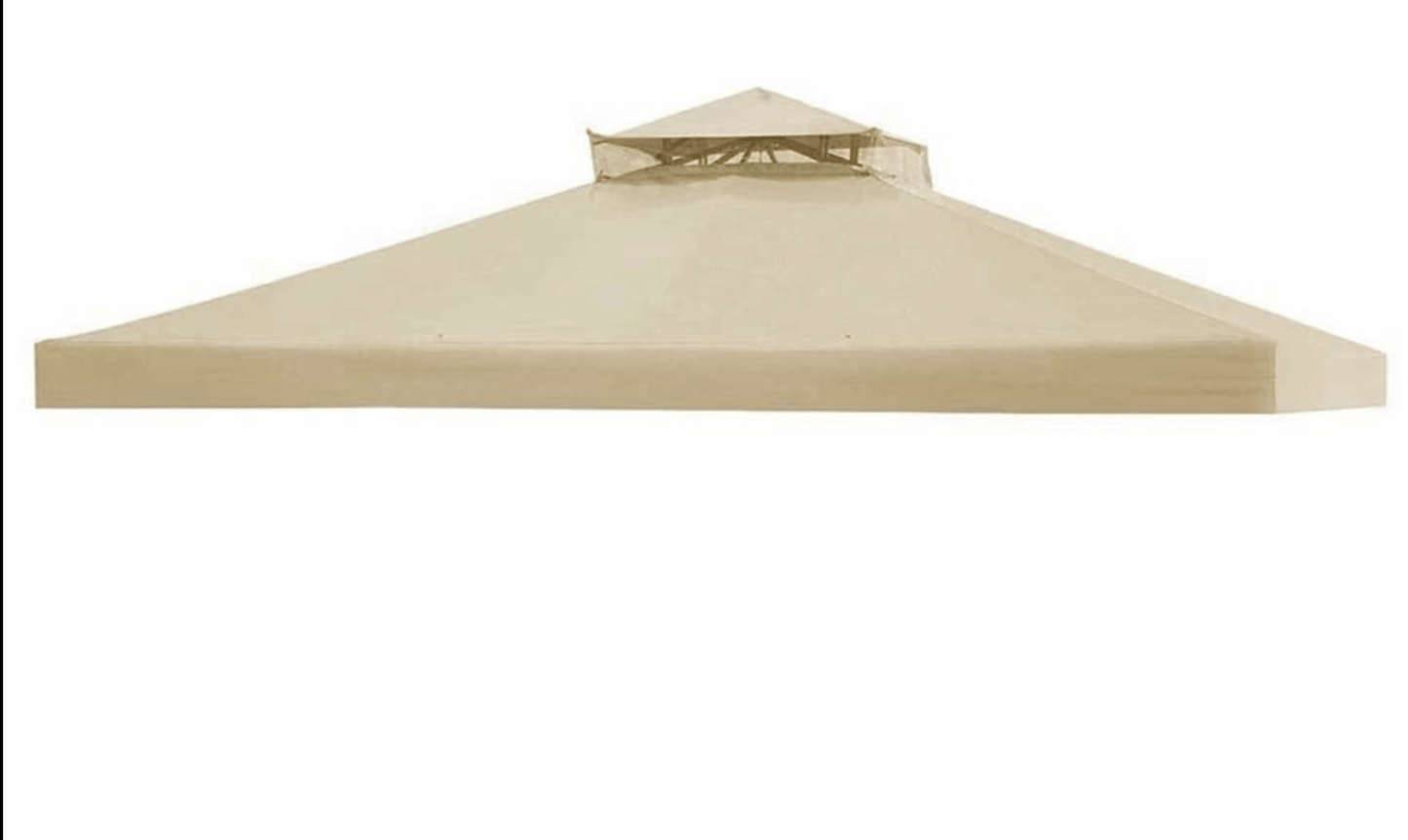 2 Tier 12x10' Gazebo Canopy Top Cover Replacement for Sunjoy L-GZ288PST-4H