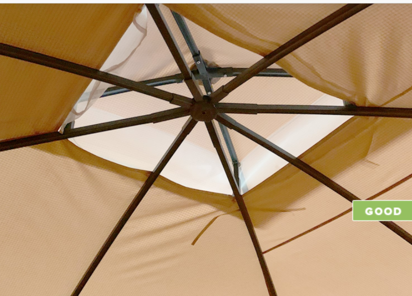 Replacement  Canopy A101007604  for Legacy Broyhill Eagle Brooke and Ashford Gazebo - 350 - Beige