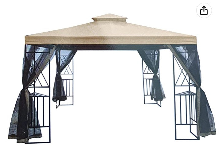 Replacement Canopy Top Cover Compatible with The Aldi Gardenline 2019-21 Gazebo - 350