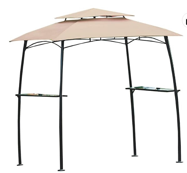 Replacement Canopy Top Cover for The Curved Leg Dome Grill Gazebo - RipLock 350