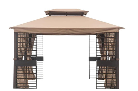 Sesame Replacement Canopy For Gt Soft Top W/ Flwr Boxes Gazebo (11x13 FT) Sold At Lowe's