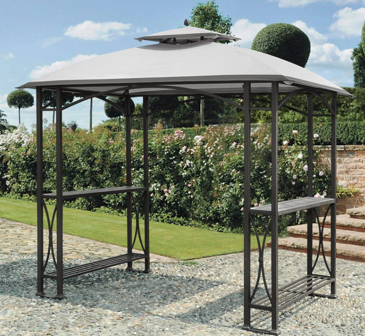 Sesame+Light Brown Replacement Canopy For Grill Gazebo (5X8 Ft) L-G040PST-A Sold At Sam's