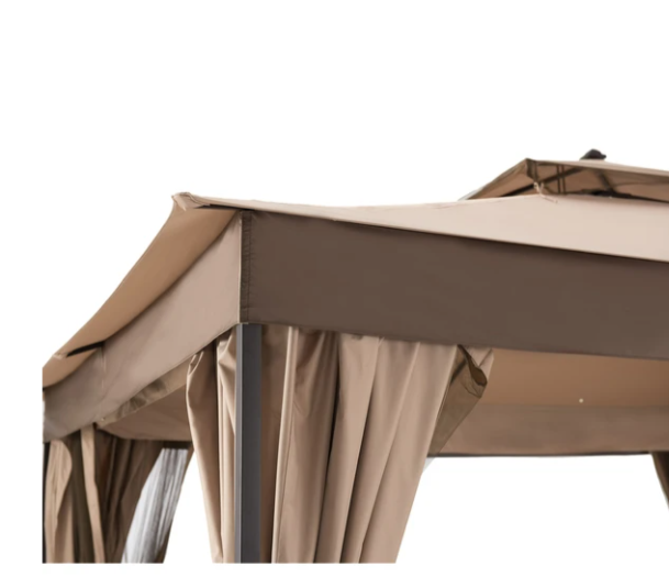 Light Brown Replacement Canopy For Gazebo (10X12 Ft) L-GZ427PST-C-A Sold At Lowe’s