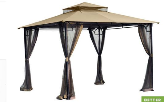 Bamboo Look Gazebo Replacement Canopy L-GZ136PST - RIPLOCK 350