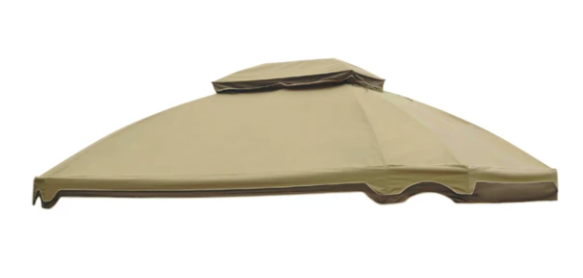 Light Brown Replacement Canopy For Terrace Gazebo (10X12 Ft) L-GZ454PST-C