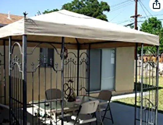 Finial Gazebo Replacement Canopy Top Cover - RipLock 500