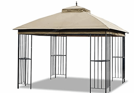 Gazebo 10x10 Allen and Roth Replacement canopy model L-GZ039PST-G RIPLOCK 350