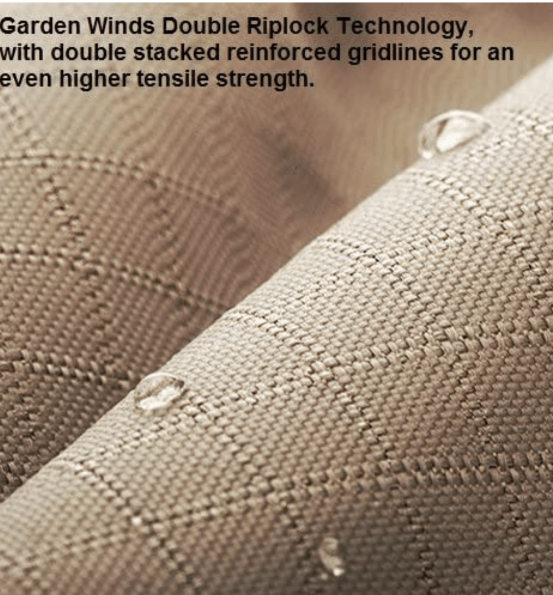 Grand Resort Audio GF-14S095B Gazebo Replacement Canopy Top Cover - RipLock 350