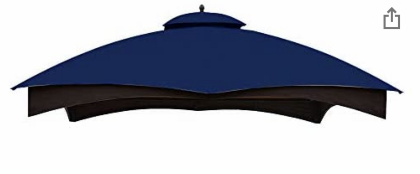 Navy Lowes Allen and Roth10 x 12 Gazebo Canopy New G-12S004B-1/GF-12S004BT