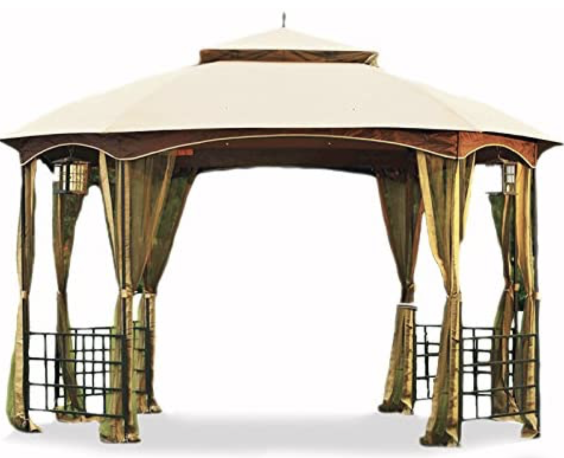 Replacement Canopy Top Cover and screen set for The Newport Octagon Gazebo - 350