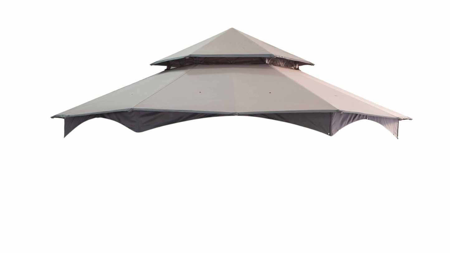 Khaki Replacement Canopy For South Bay Hexagon Gazebo (14X14 Ft) L-GZ793PST-A Sold At BigLots