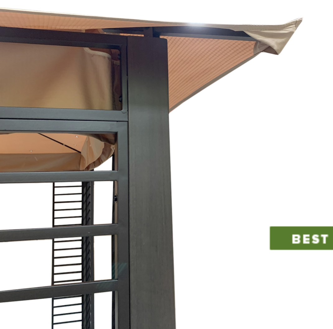 Replacement Canopy Riplock 350  for Lowes Planter Box Gazebo - Riplock 350 L-GZ882PST-D