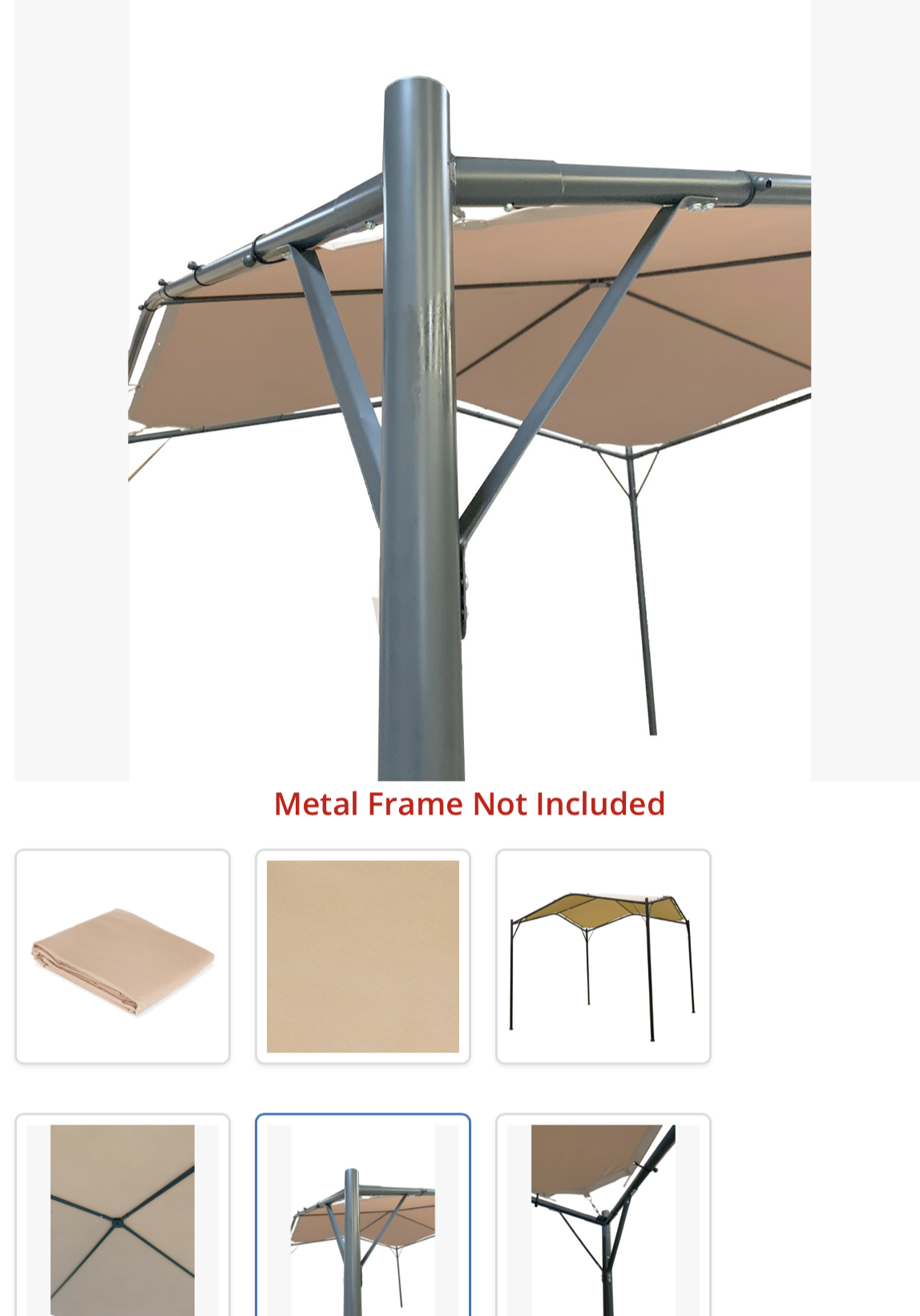 Replacement Canopy for Garden 12 x 12  Gazebo - Riplock 350