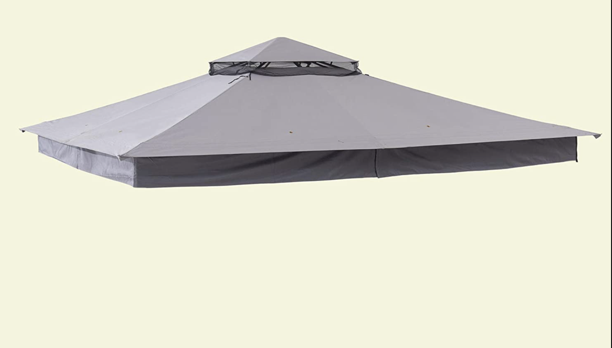 Sunjoy Original Replacement Canopy For A+R Easy Up Gazebo (10X12 Ft) L ...