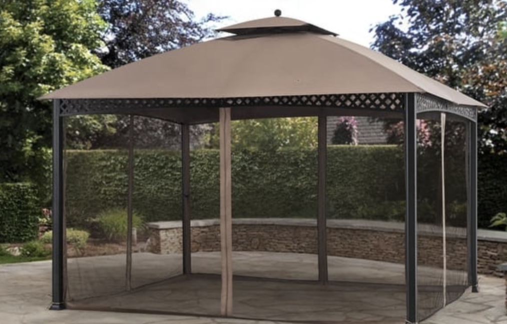 Oakmont Gazebo Replacement Mosquito Screen 10x12 sold at Big lots