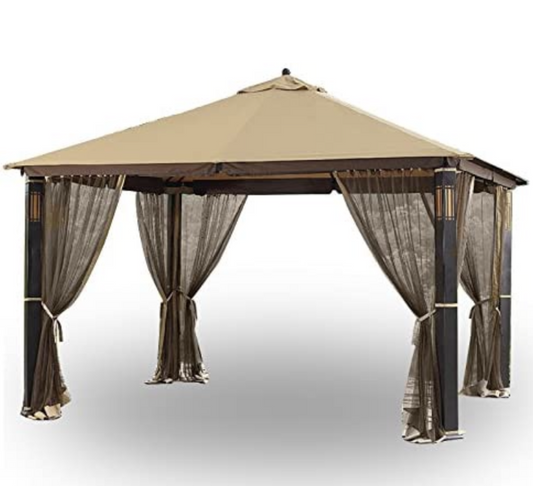 Grand Resort Audio GF-14S095B Gazebo Replacement Canopy Top Cover - RipLock 350