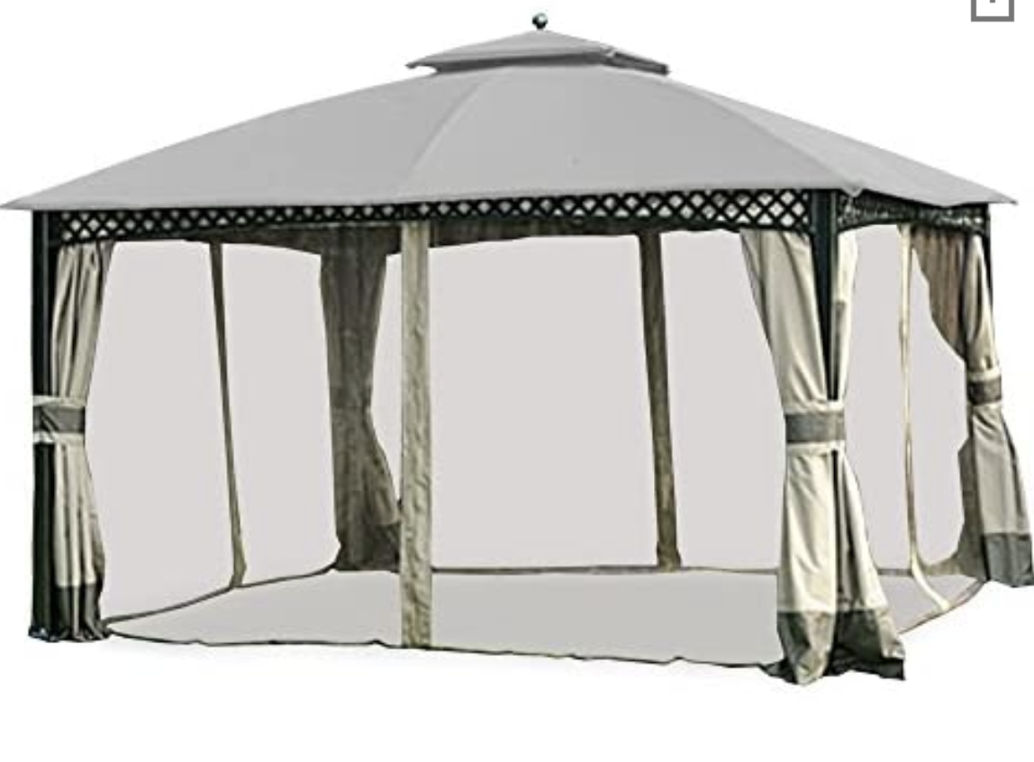 Big Lots Windsor Replacement 10x12 Canopy for L-GZ717PST-D - Riplock 350 - Slate Gray