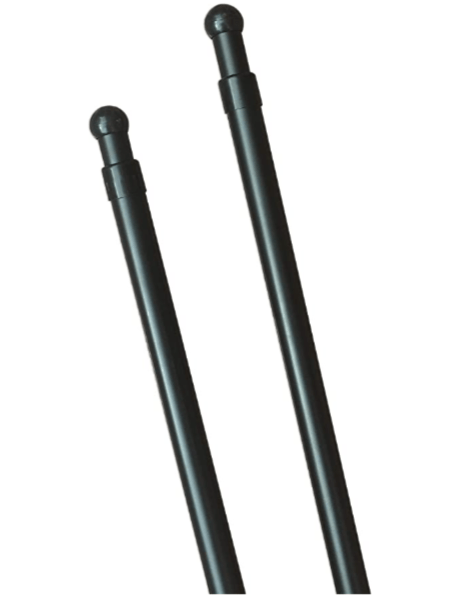 Length Adjustable Weight Rods/Pull Tubes for Pergola Canopy (2 Rods Included, from 77 inches to 146 inches)