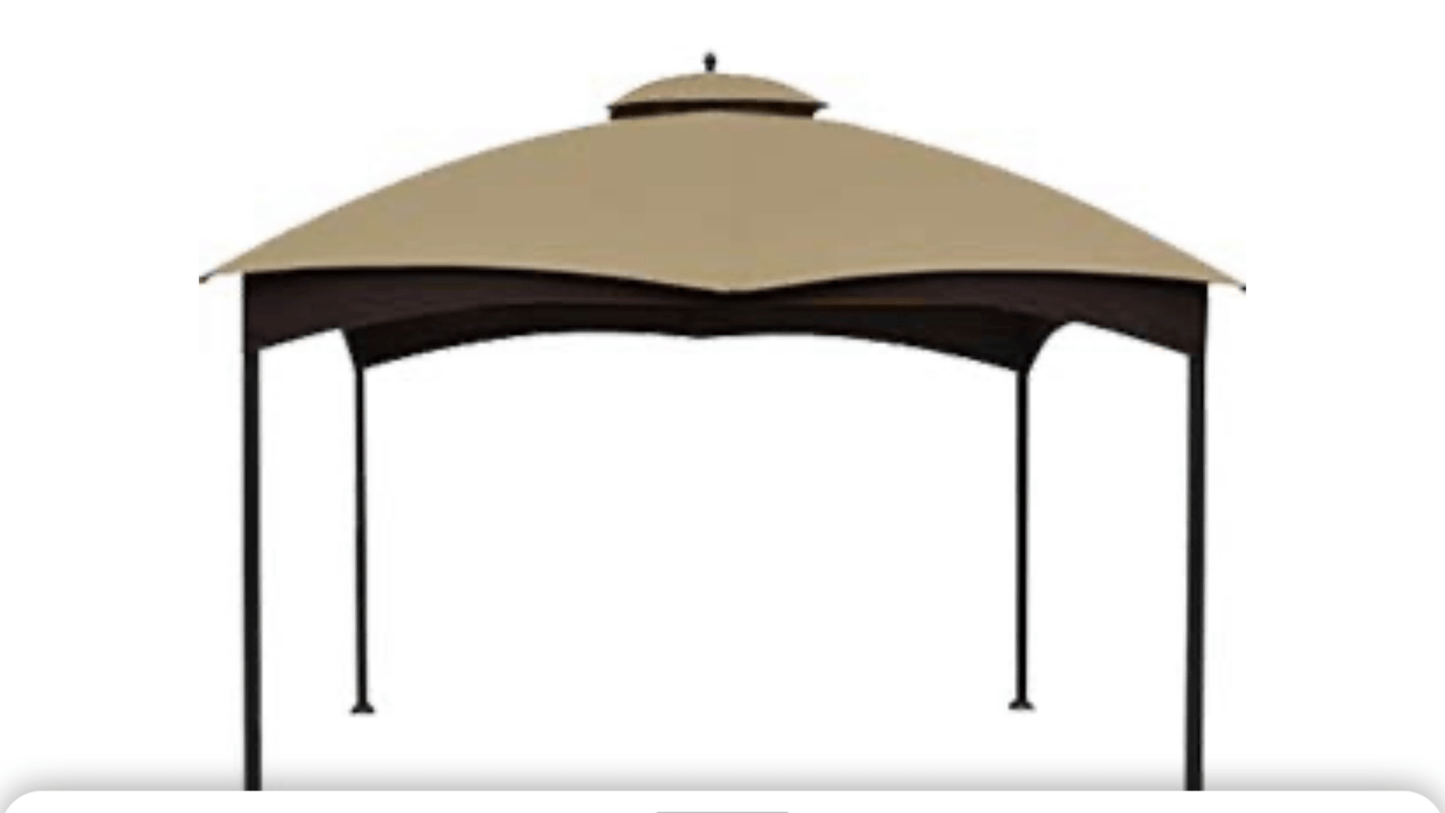 Lowes Allen Roth 10 x 12 Gazebo Canopy 510327 - GF 12S004B-1/GF-12S004bt