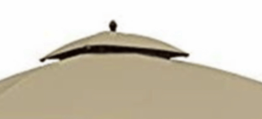 LOWES ALLEN & ROTH 10 X 12  GAZEBO VENT COVER LETTER "O" FOR GF-12S004BT