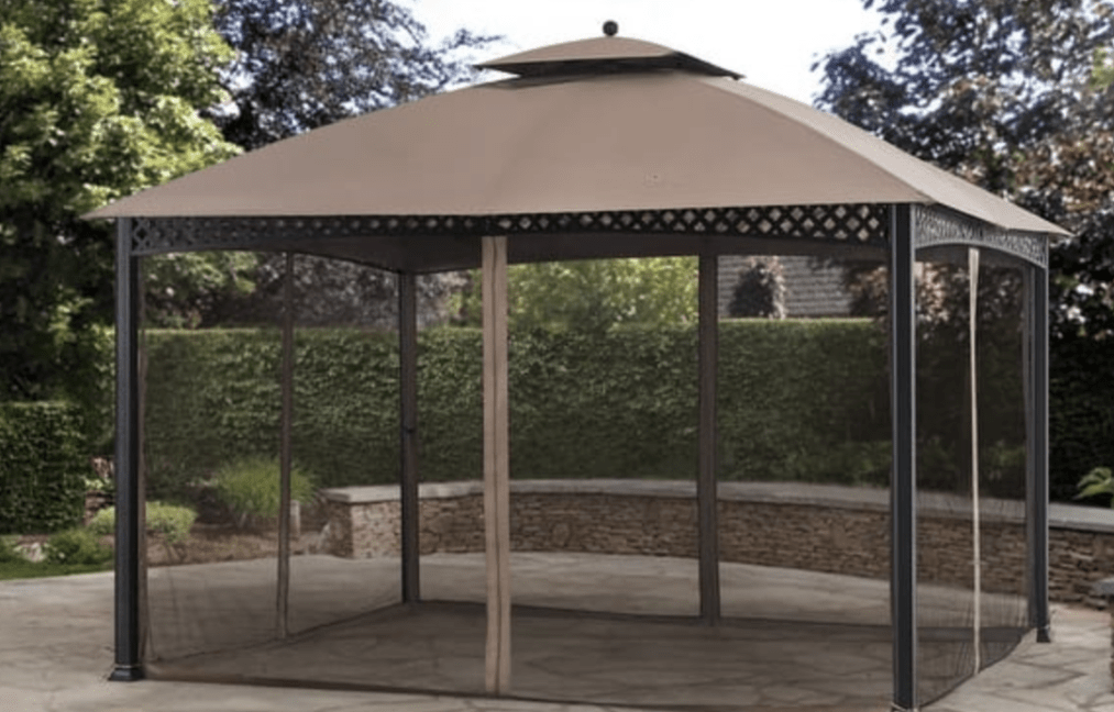 Oakmont Gazebo Replacement Mosquito Screen 10x12 sold at Big lots L-GZ1188PST-A