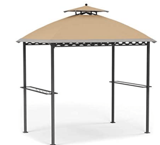 Oakmont Replacement Canopy Top Cover L-GZGG093PST-D 8x5 Grill Gazebo - Riplock 350