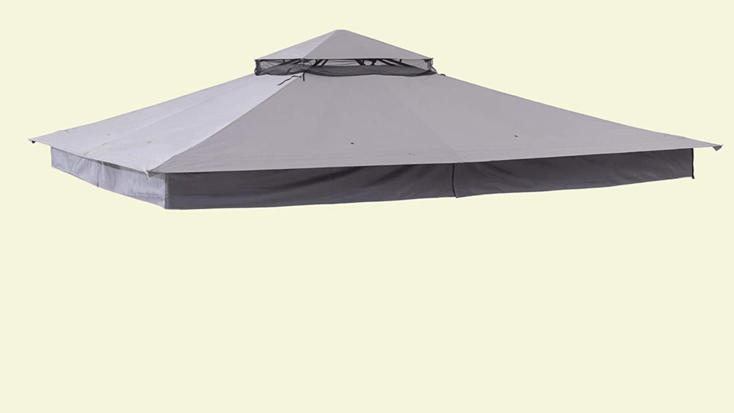 Original Replacement Canopy for Allen+Roth Easy Up Gazebo (10X12 Ft) L-GZ472PST-I Sold at Lowe's, Light Grey