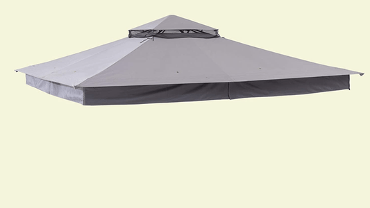 Original Replacement Canopy for Allen+Roth Easy Up Gazebo (10X12 Ft) L-GZ472PST-I Sold at Lowe's, Light Grey