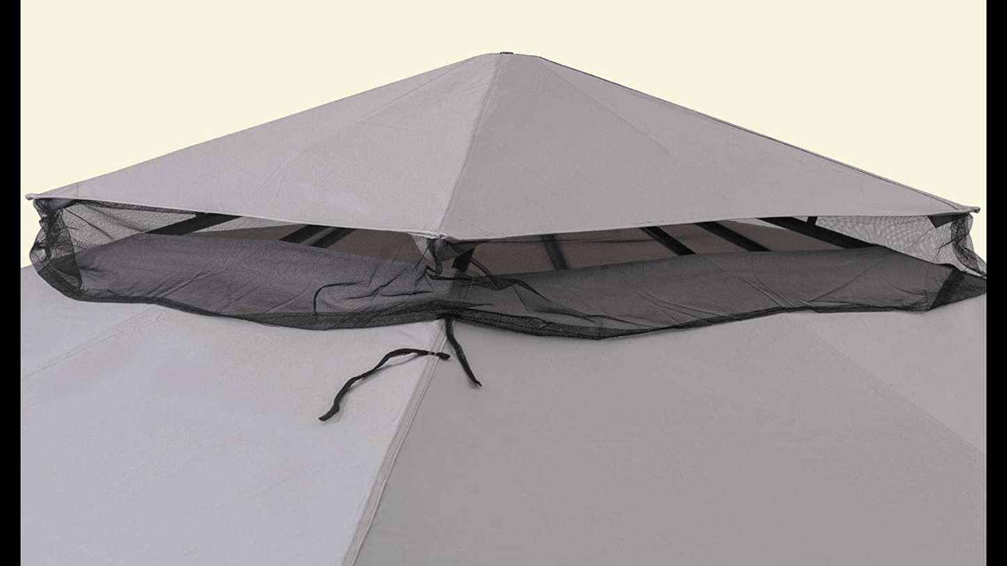 Original Replacement Canopy for Allen+Roth Easy Up Gazebo (10X12 Ft) L-GZ472PST-I Sold at Lowe's, Light Grey