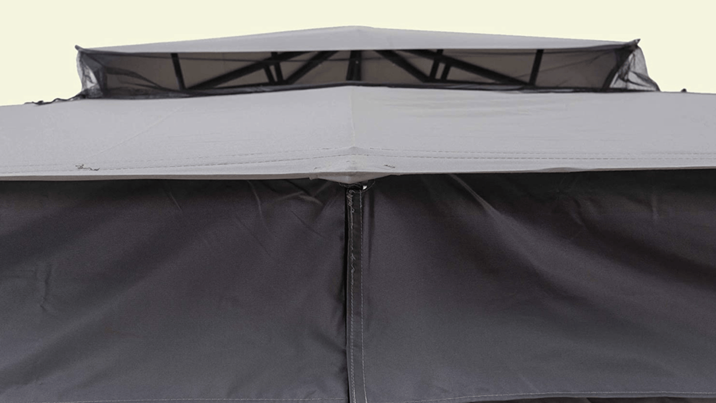 Original Replacement Canopy for Allen+Roth Easy Up Gazebo (10X12 Ft) L-GZ472PST-I Sold at Lowe's, Light Grey